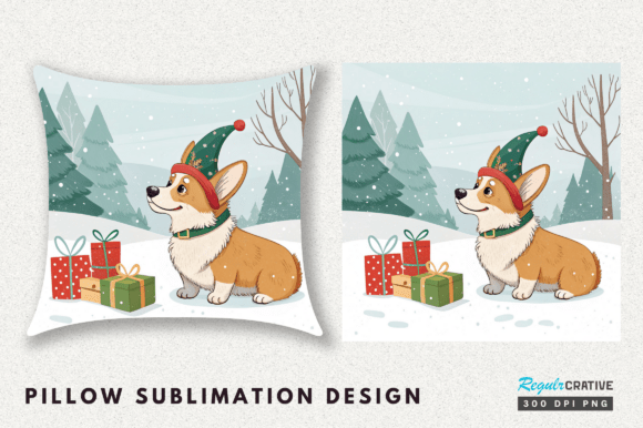 Christmas Dog Pillow Corgi: A Designer's First Look
