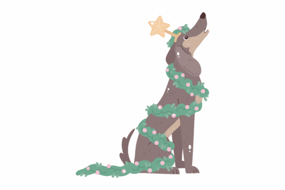 Christmas Tree Dog: A Playful Holiday Embroidery Design That Delivers