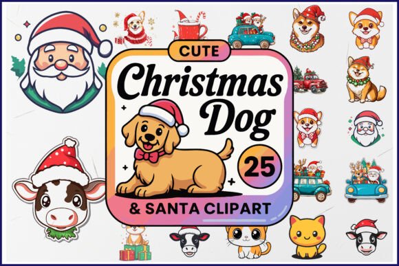 Cute Christmas Dog Santa Clipart – Embroidery Review for Real Projects