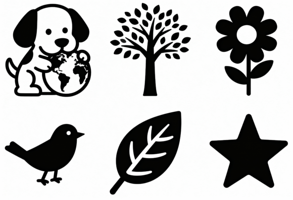 Cute Dog Earth Tree Flower Bird Leaf: A Designer's Project Review