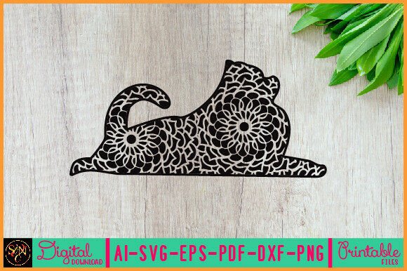 Dog Animal Mandala, Animal Silhouette 22
