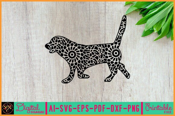 Dog Animal Mandala, Animal Silhouette 31