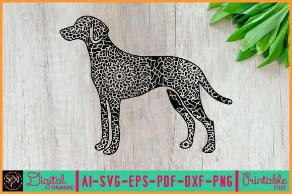 Dog Animal Mandala, Animal Silhouette 34