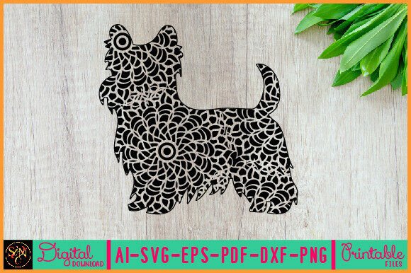Dog Animal Mandala, Animal Silhouette 49