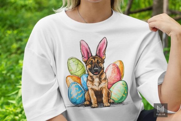 Easter German Shepherd Dog Sublimation Review