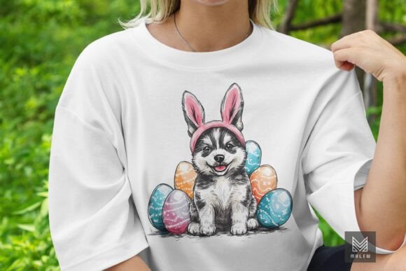 Easter Siberian Husky Sublimation Review