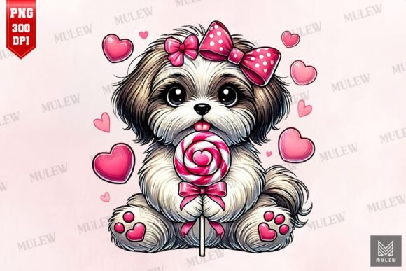 Valentine Shih Tzu Dog Sublimation PNG: Hands-On Review